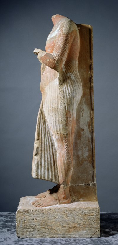 Statue von Echnaton, Ansicht von der Seite von Egyptian 18th Dynasty